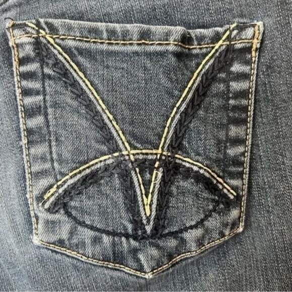 Kut From The Kloth Jeans Womens 6 Blue Stretch Denim Skinny Mid Rise Distressed - Picture 5 of 12